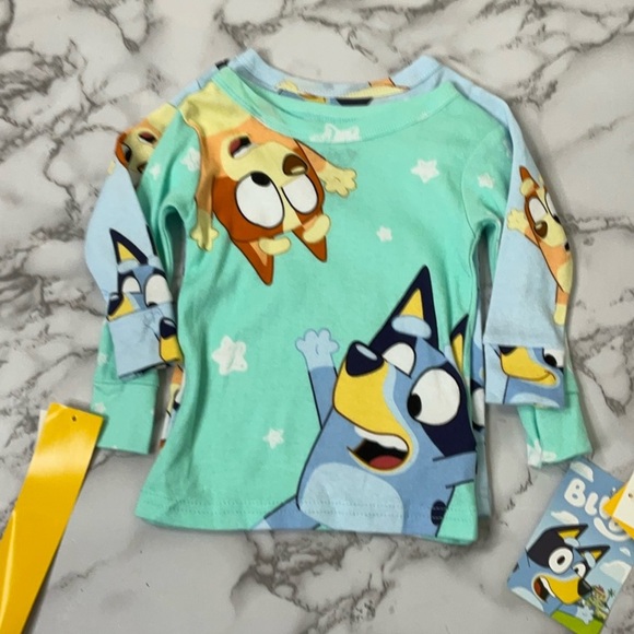 Bluey Toddlers 2 piece Matching Set Tops & Bottoms Pijama set Size 4T - Picture 6 of 8